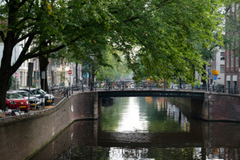 Amsterdam, vue sur pont