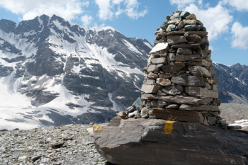 descente vers le Refuge Mario Bezzi