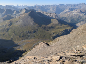 Au-dessus du lac du Saut