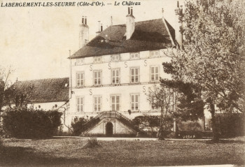 carte postale ancienne de Labergement-les-Seurre - Le Château