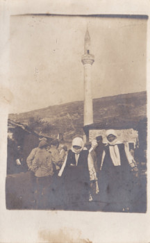 carte postale une Mosquée et son minaret
