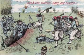 Carte postale «Voilà les Turcos»
